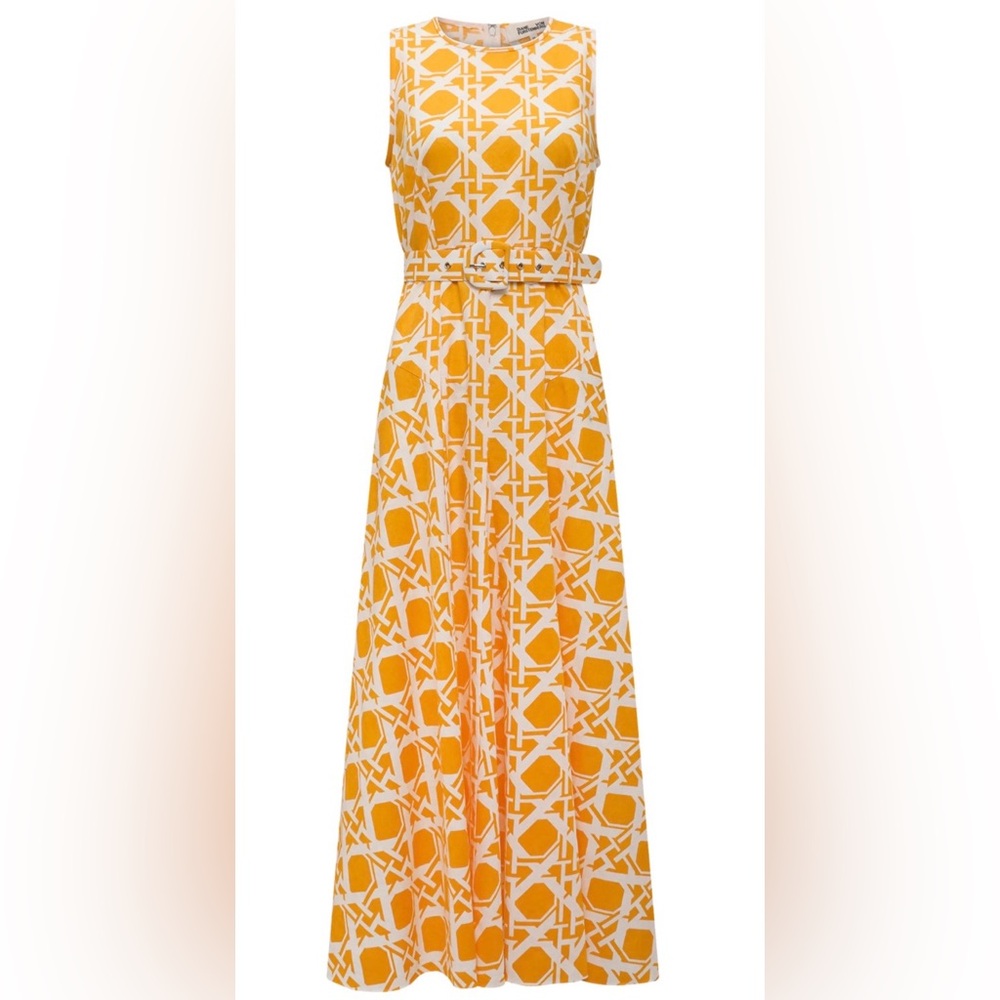 Diane Von Furstenberg Elliot Linen Dress
